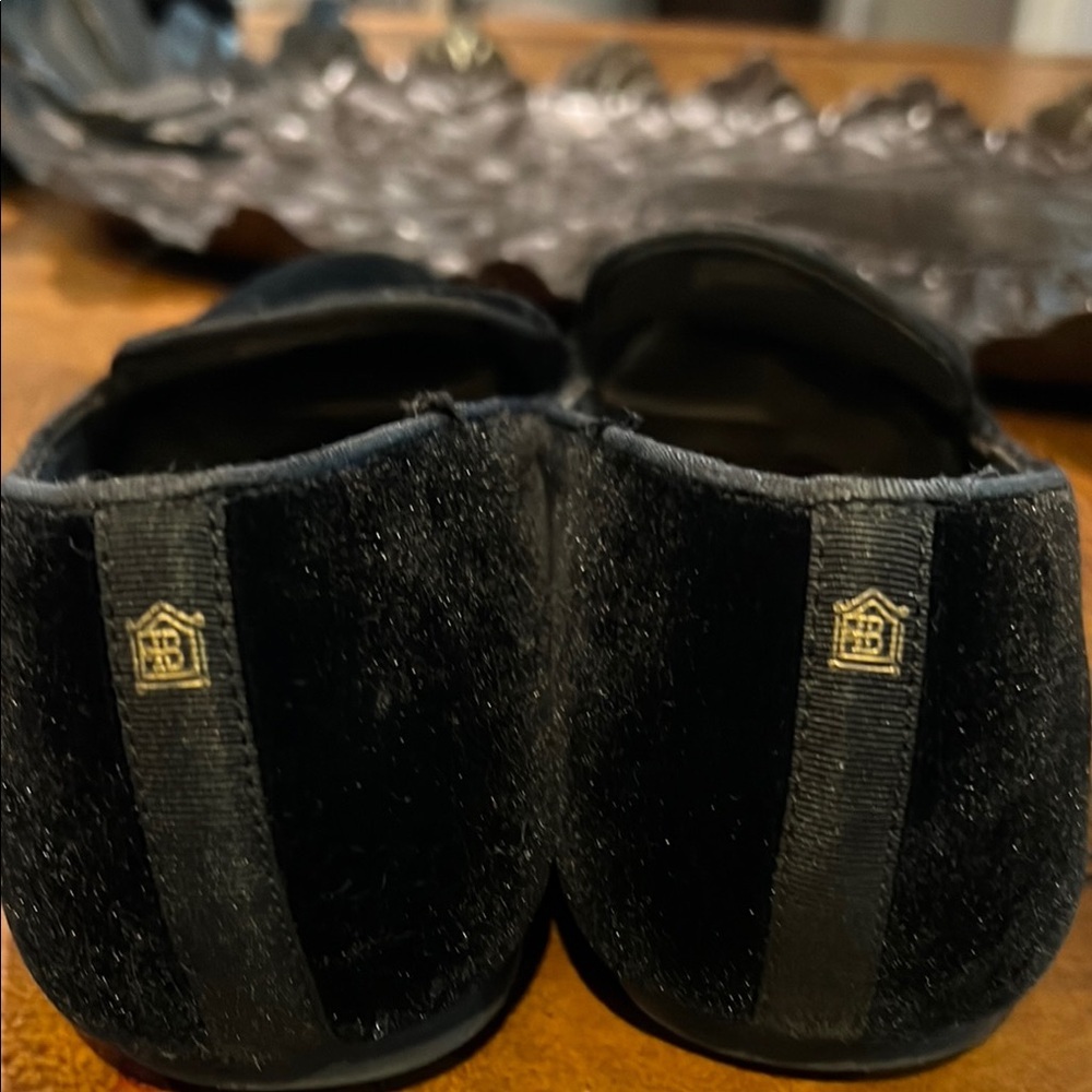 Black Birdies Starling  Velvet Loafers 10. SH129 - Picture 4 of 6